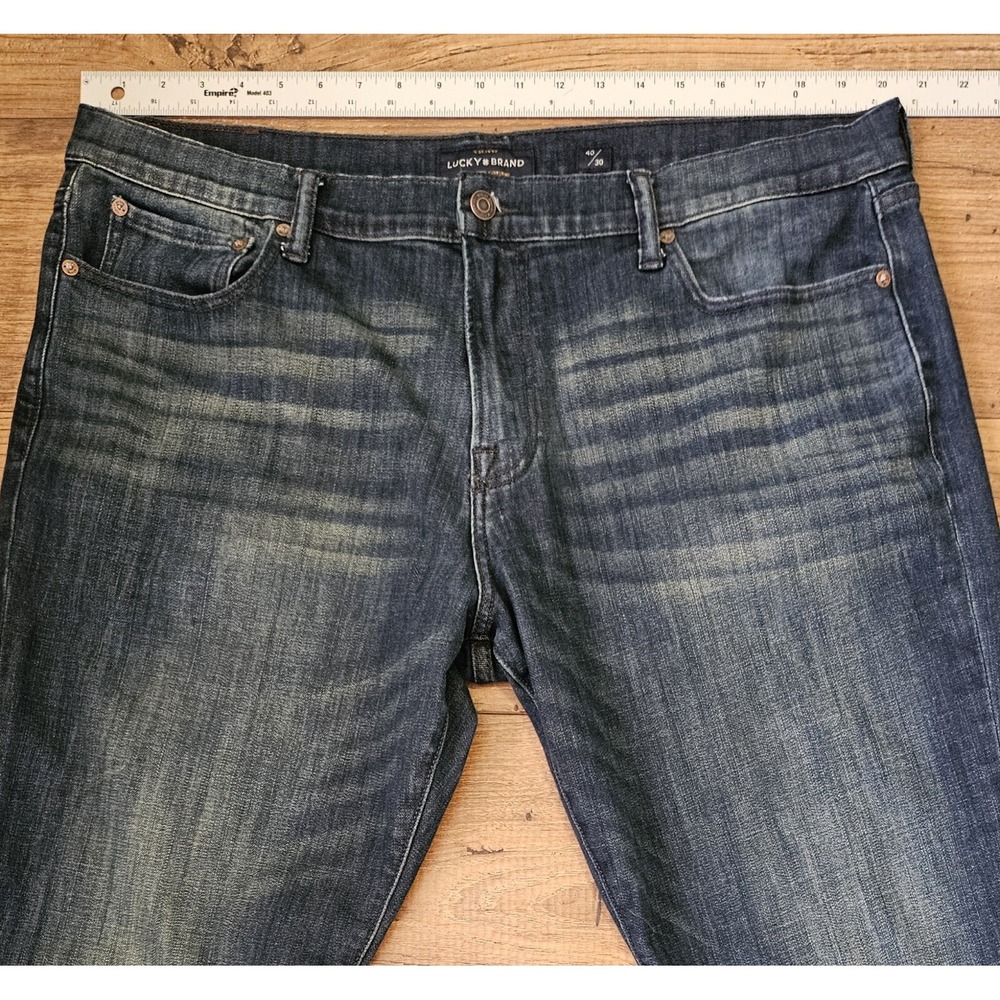 Lucky Brand Jeans '221 Straight' Mens tag=40x30 (MEASURED=41x28.5) - Picture 3 of 16